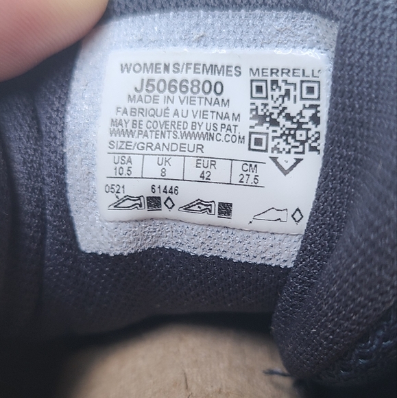 Merrell Wildwood Women's Trail Running Shoes Sz 10.5 - Picture 6 of 9